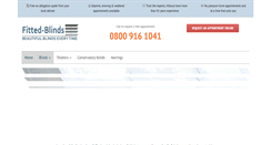Desktop Screenshot of customfittedblinds.co.uk